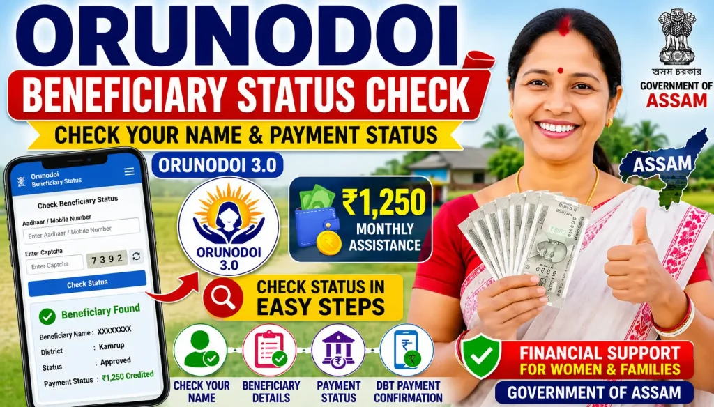 Orunodoi Beneficiary Status